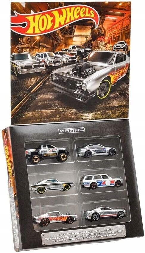 Hot Wheels ZAMAC 6 aut zestaw kolekcjonerski HDH53